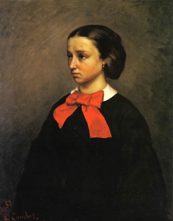 Gustave Courbet Portrait of Mademoiselle Jacquet